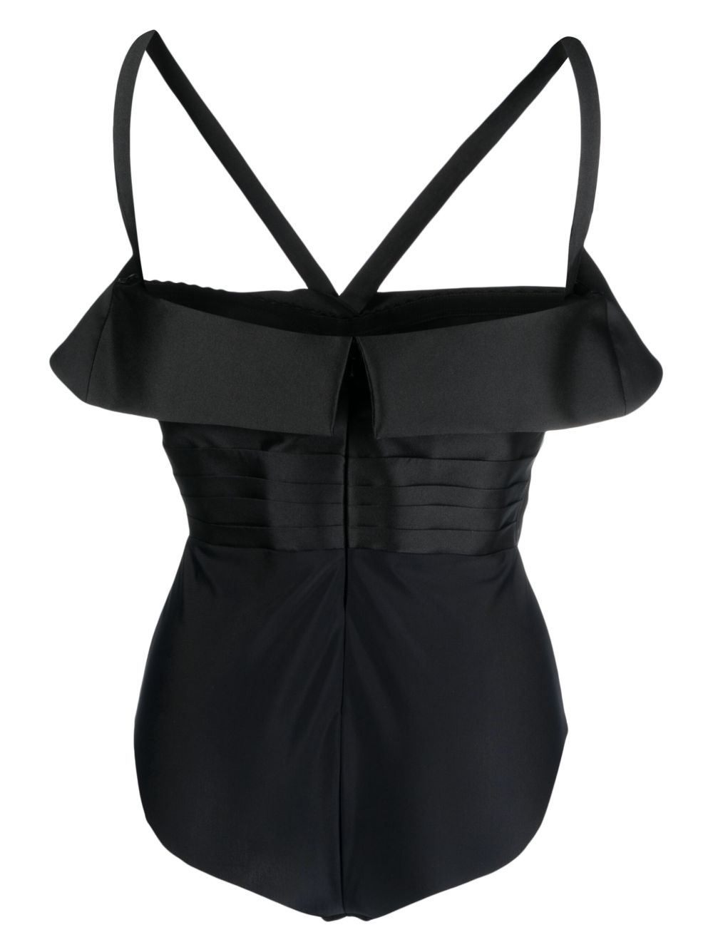 draped sleeveless bodysuit - 2