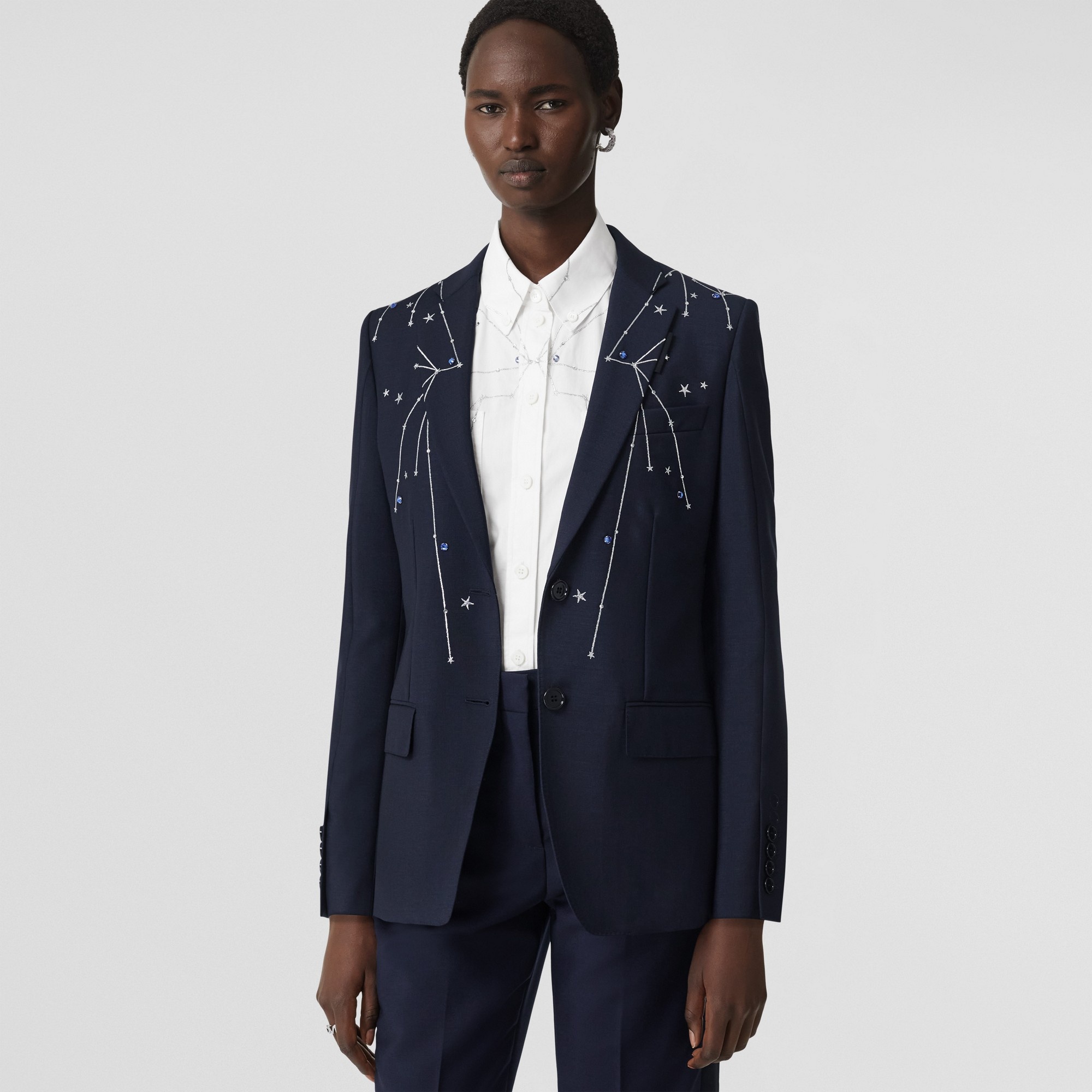 Constellation Detail Mohair Wool Tailored Jacket – Exclusive Capsule Collection - 4