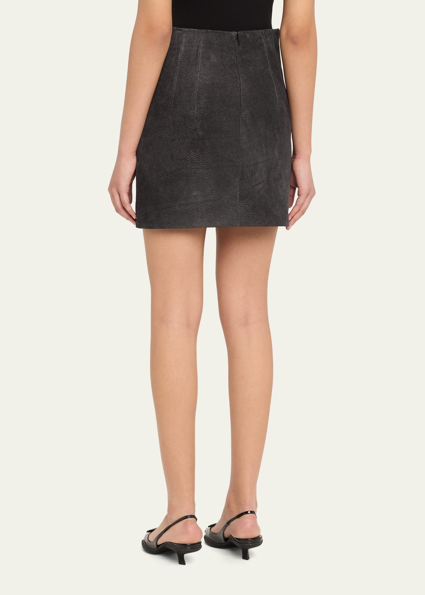 Nubuck Mini Skirt - 3