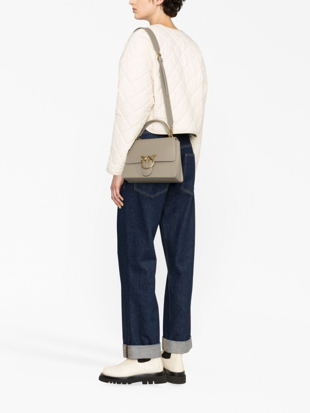 Love Birds leather tote bag - 2