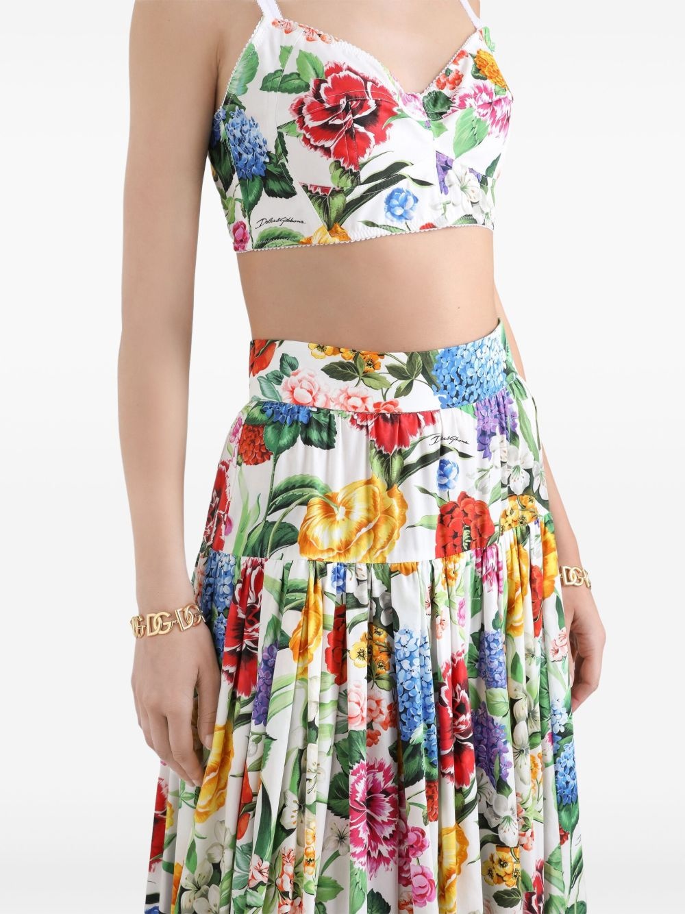floral-print maxi skirt - 5