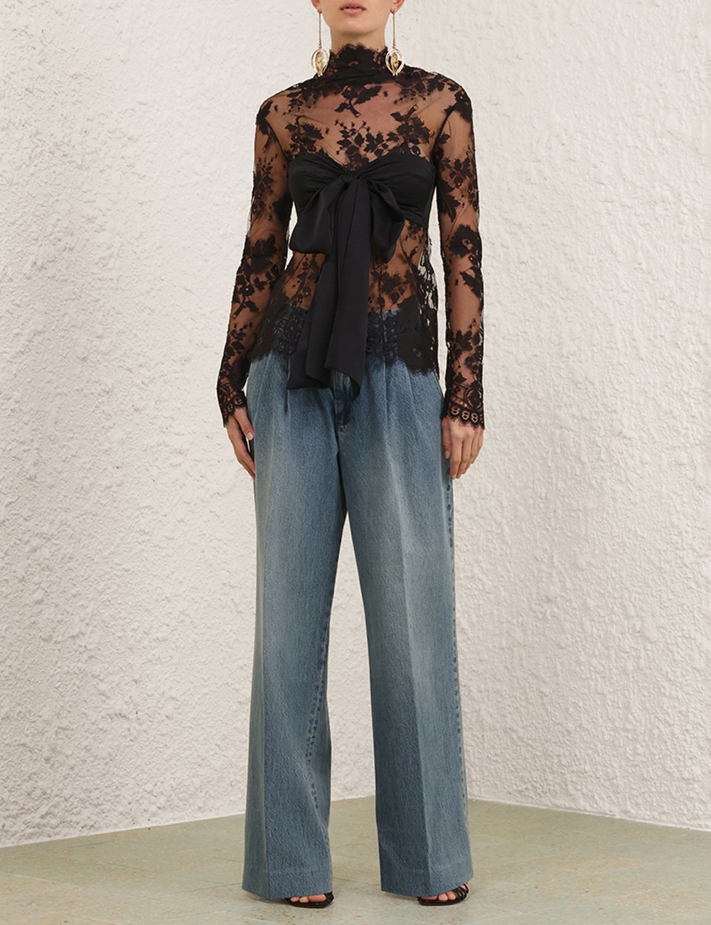 ILLUSTRATION LACE BOW BODICE - 7