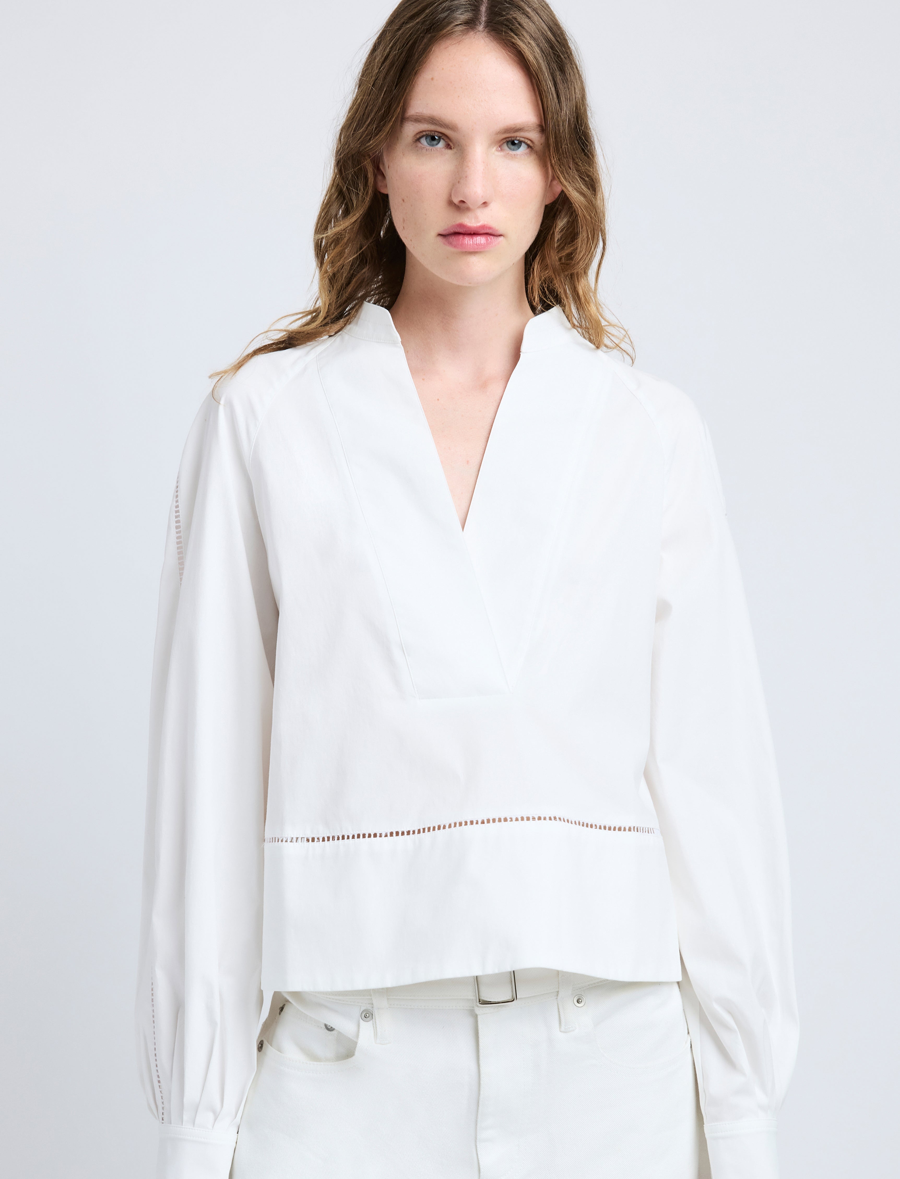 Grayson Top in Eco Cotton Poplin - 6