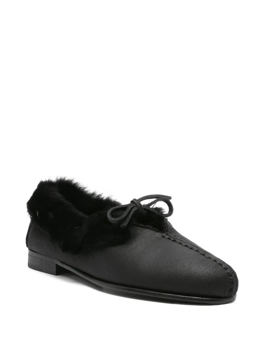 HEREU - Women Shearling Deconstructed Babouche - 2