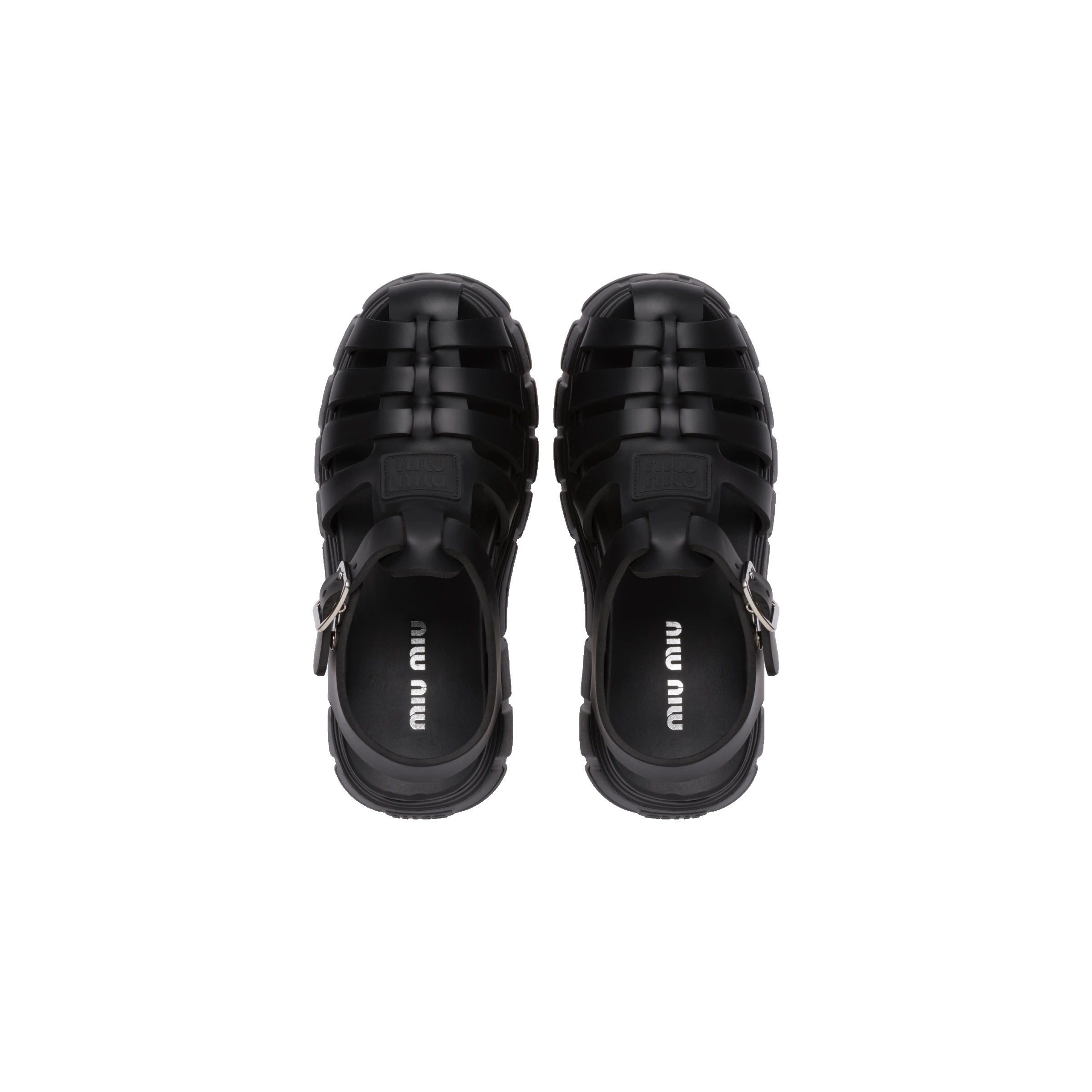 Miu Miu EVA platform sandals | miumiu | REVERSIBLE