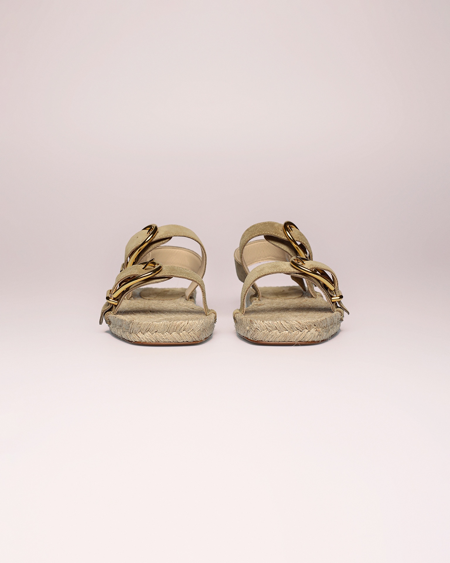 MUNGA - Cow suede sandals - Sand - 2