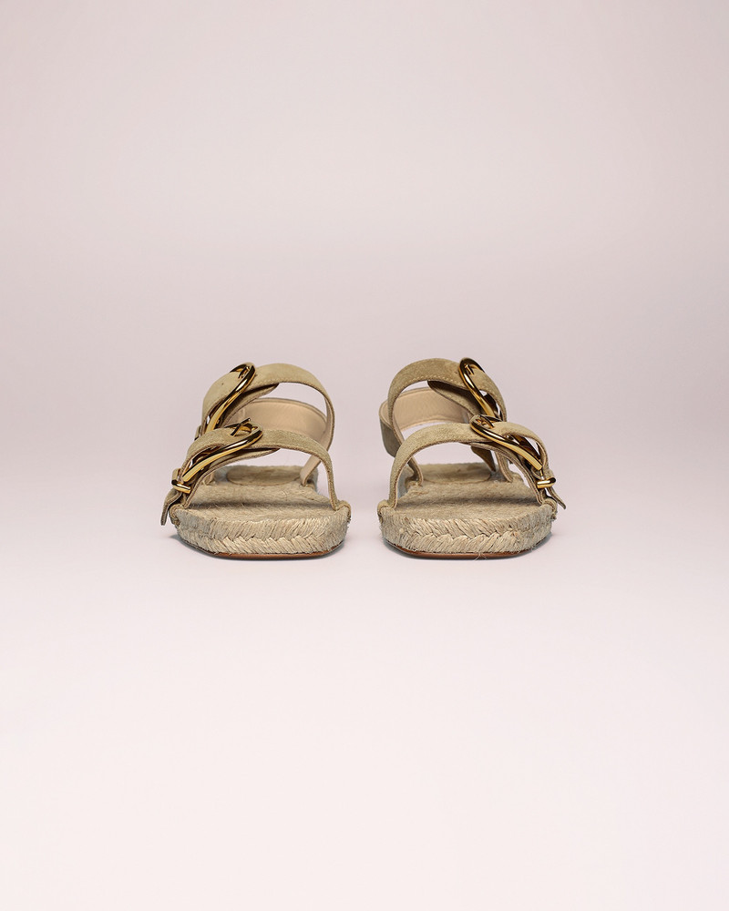 Nanushka MUNGA - Cow suede sandals - Sand outlook