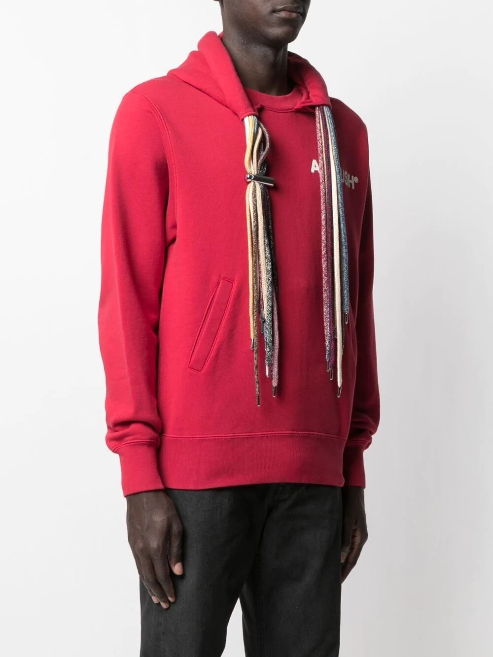 drawstring logo-print hoodie - 3