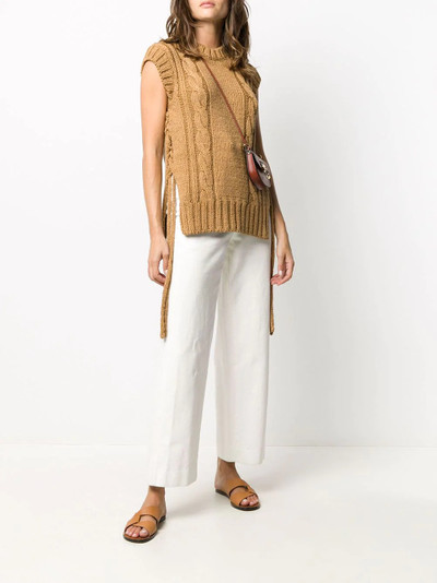 Chloé cable-knit top outlook