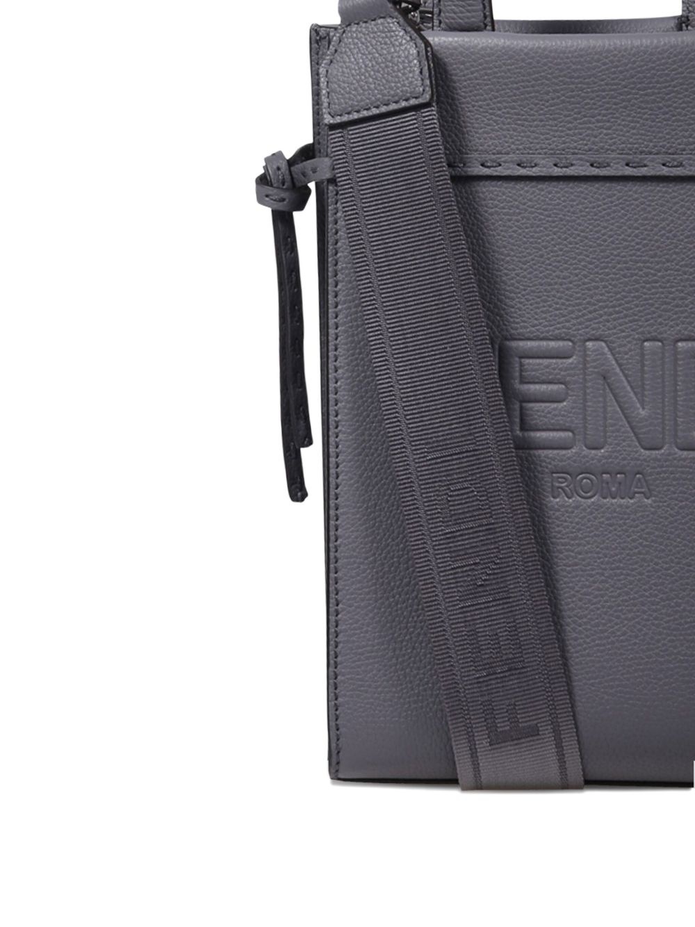 logo-embossed tote bag - 4