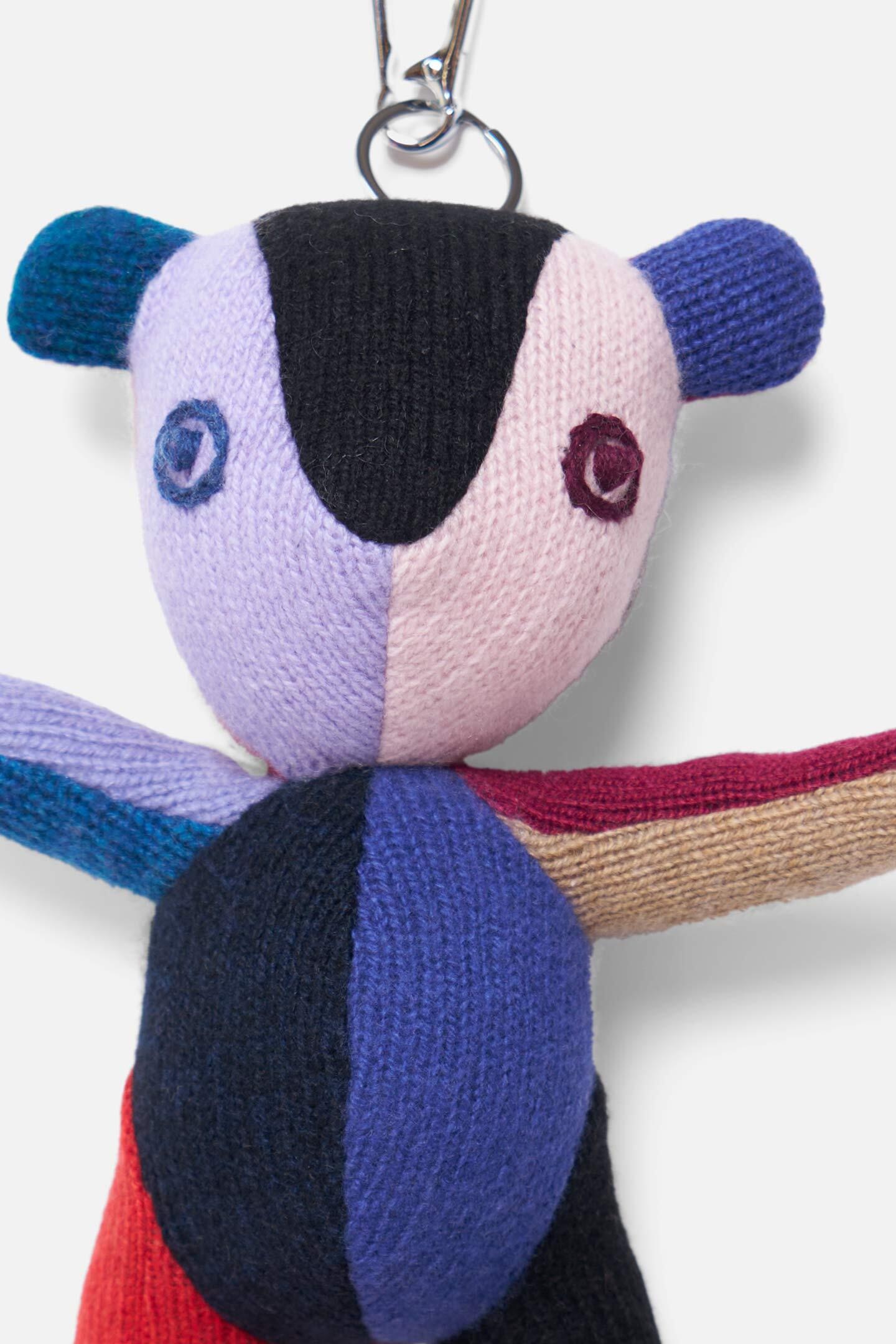 BEAR PATCHWORK KEYCHAIN - 2
