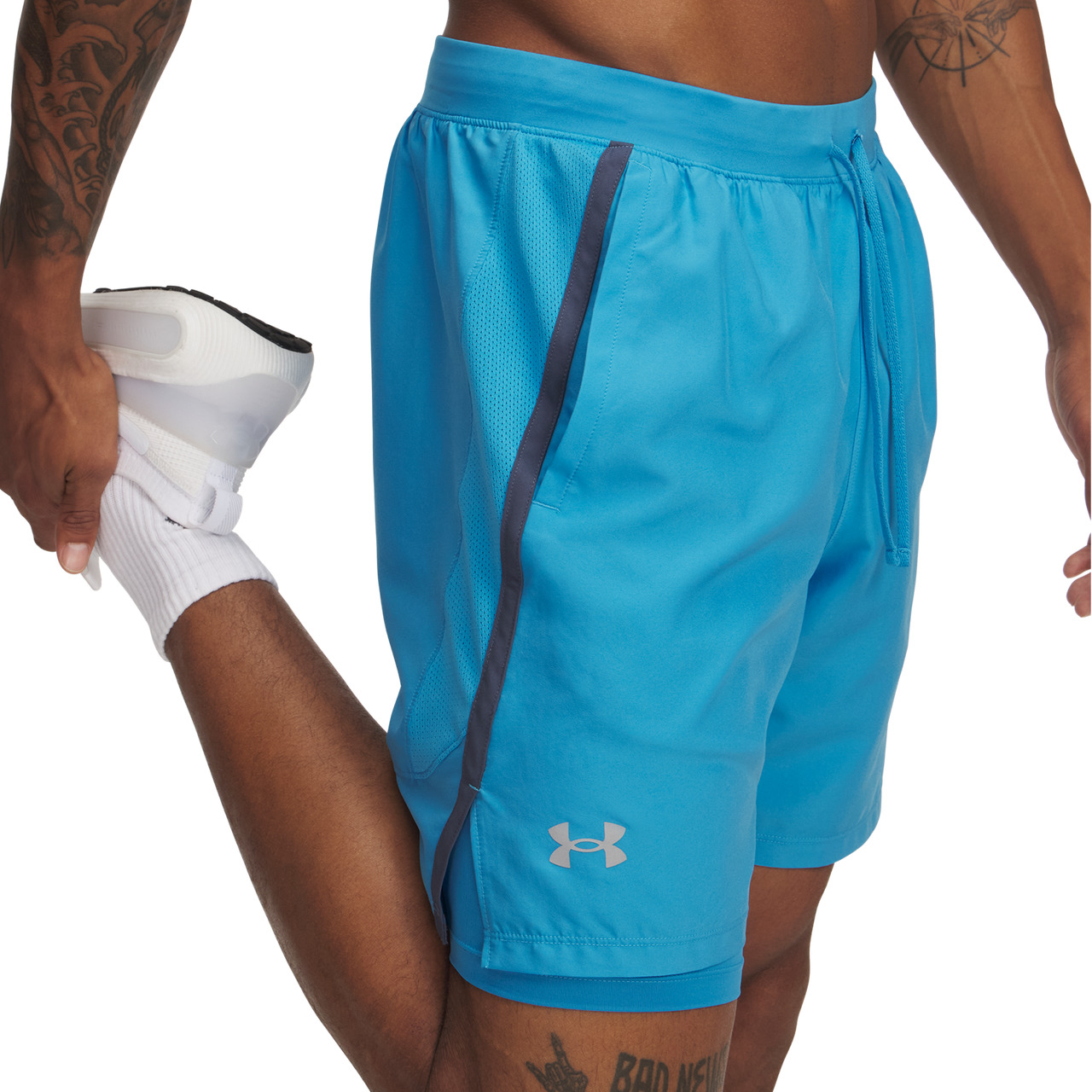 Under Armour Mens Under Armour Launch 7'' 2-IN-1 Shorts - 1