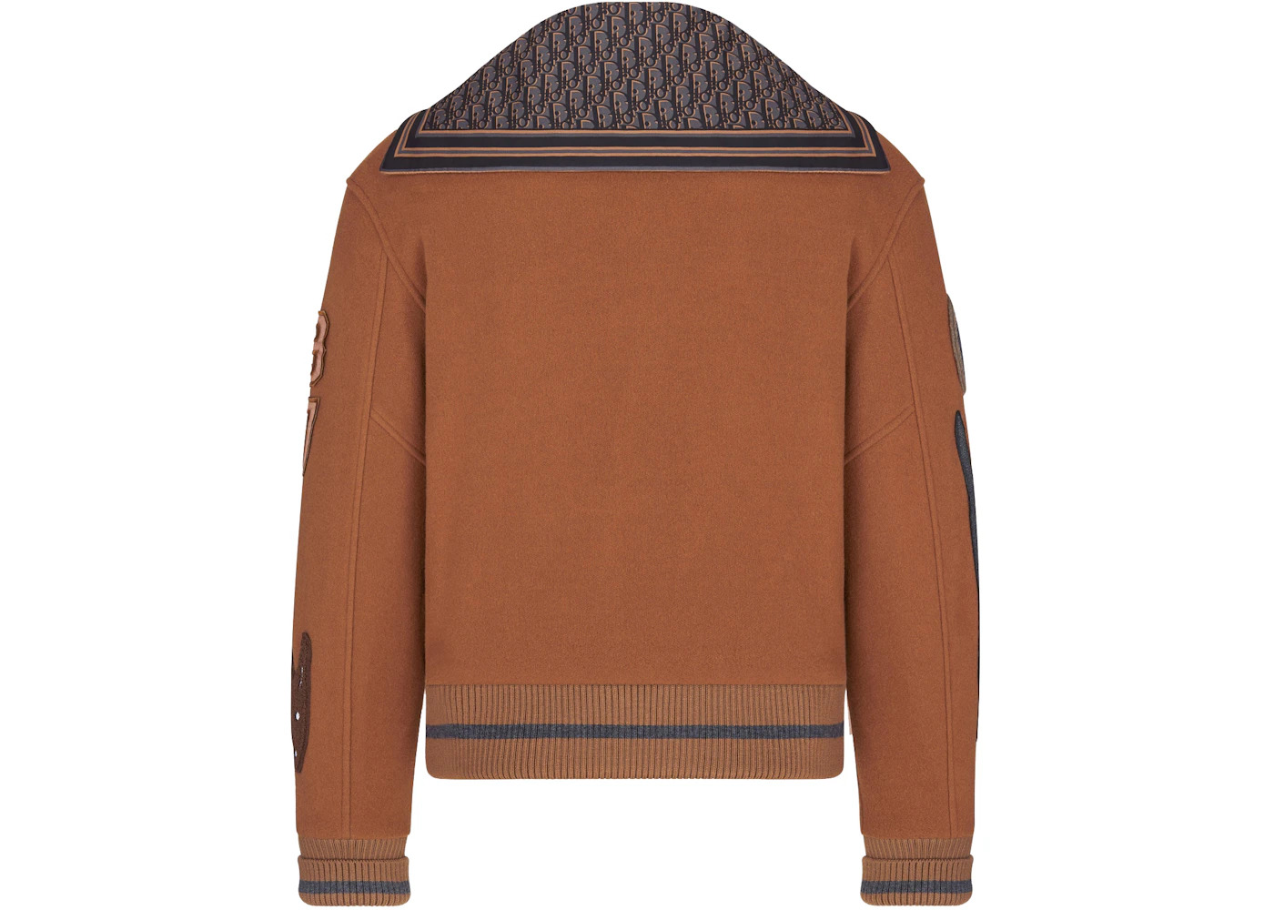 Dior x CACTUS JACK Baseball Blouson Coffee Brown - 2