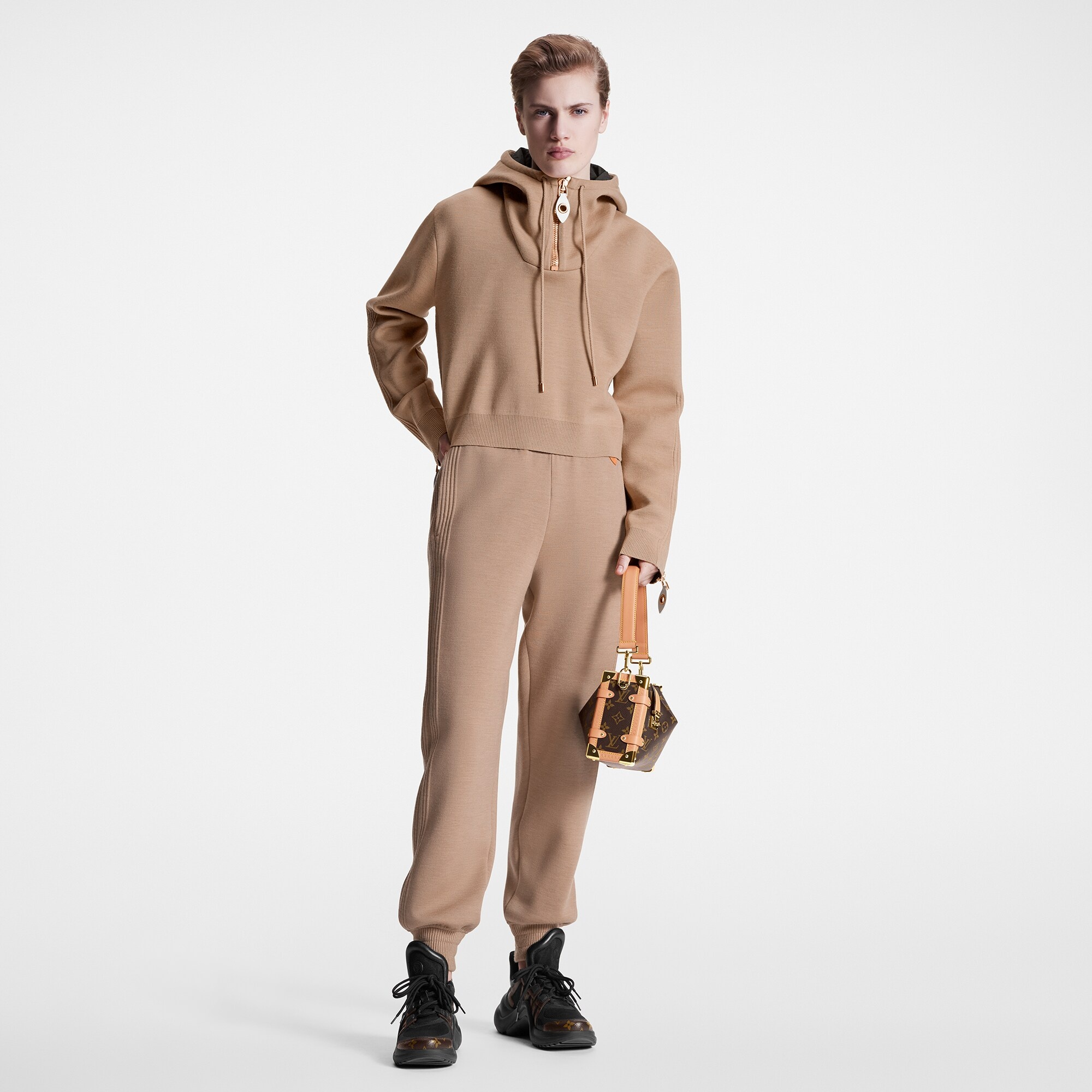 Wool-Silk Jogging Pants - 4