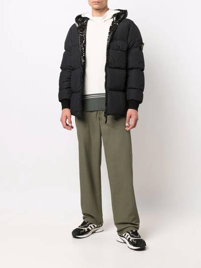 Stone Island compass patch padded jacket outlook