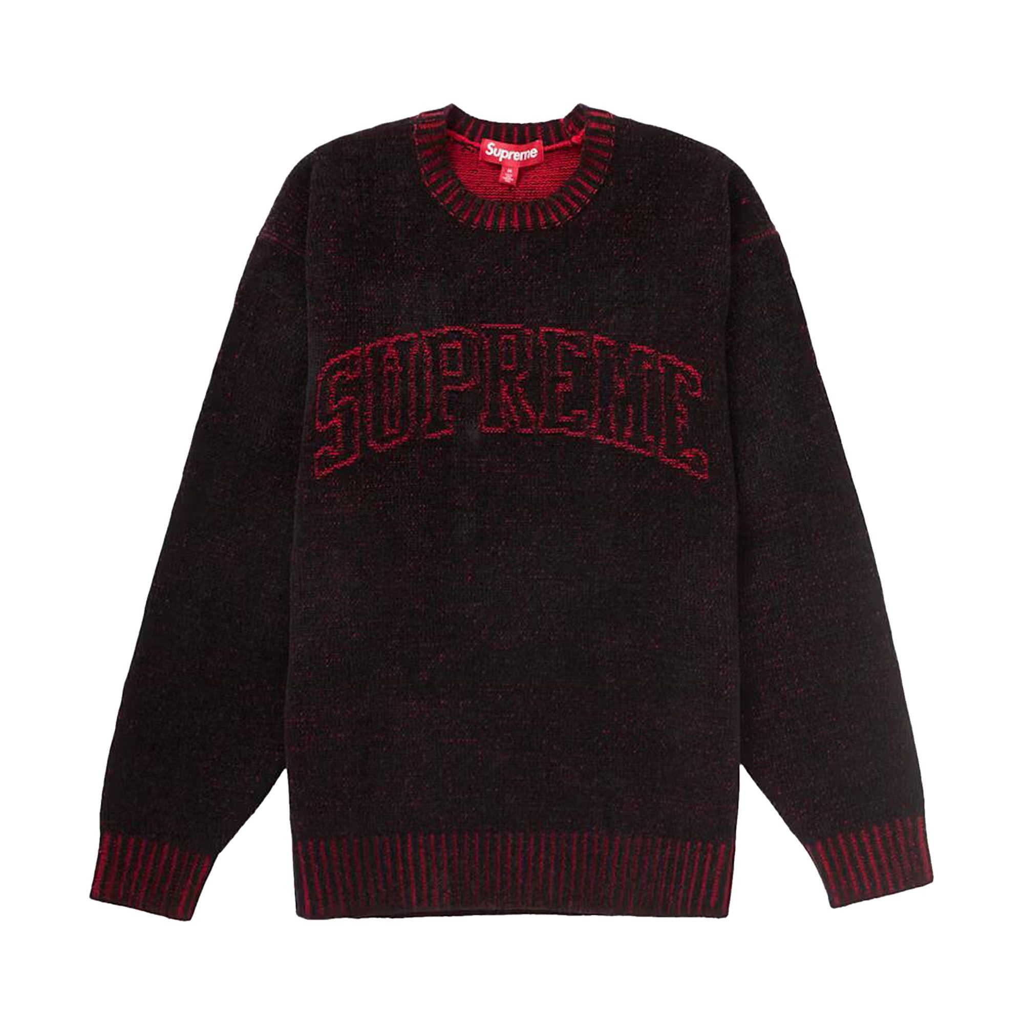 Supreme Contrast Arc Sweater 'Black' - 1