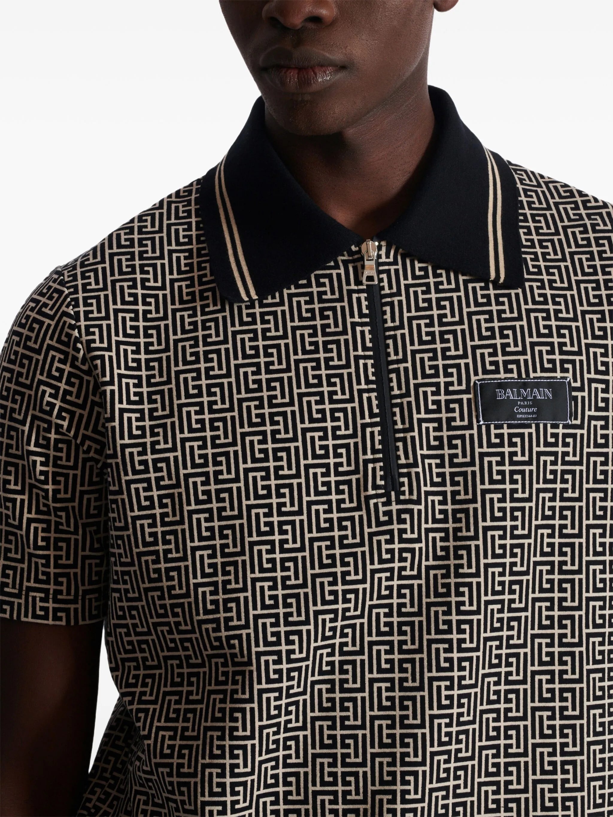 Labyrinth Jacquard Polo Shirt - 2
