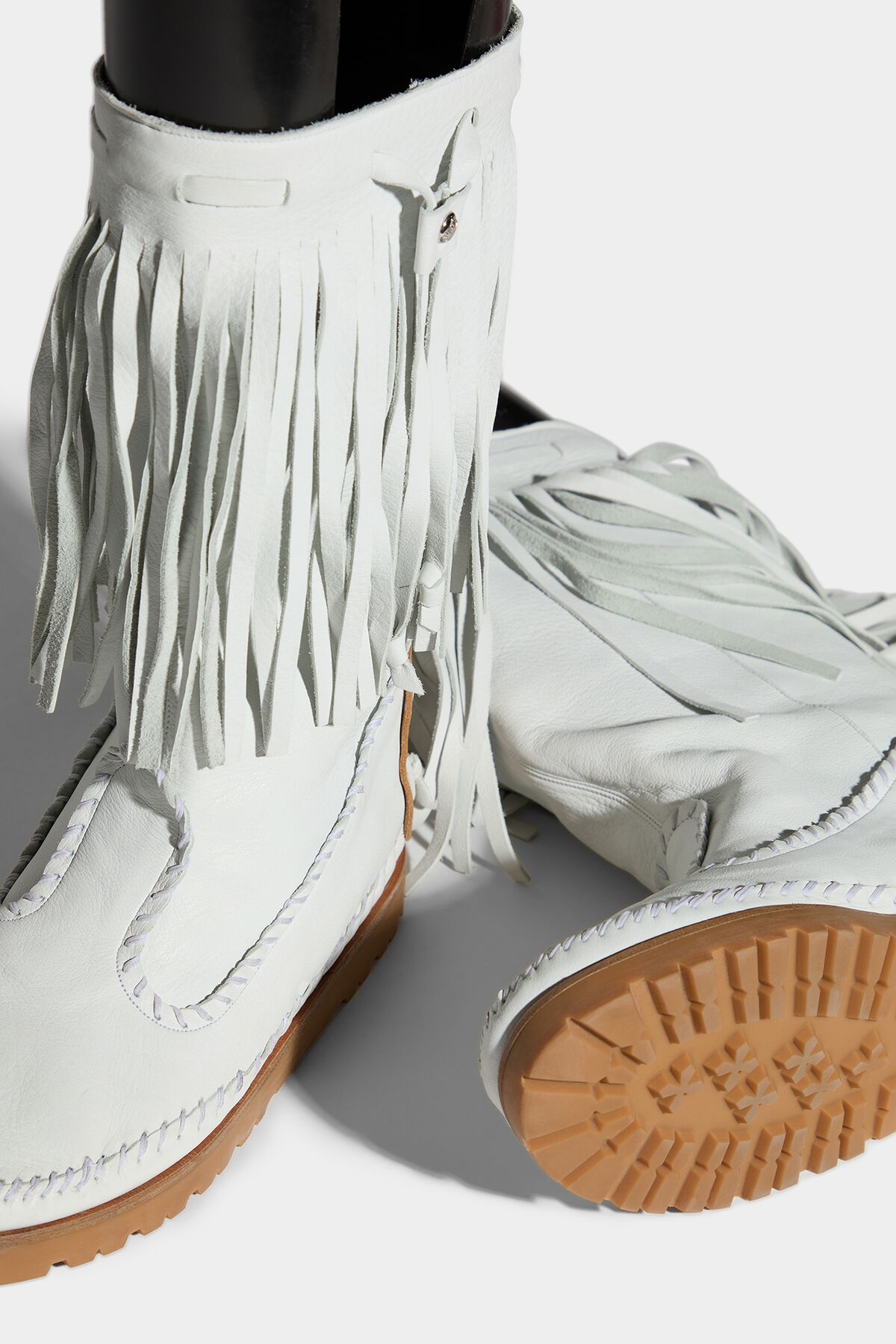 FRINGES ANKLE BOOTS - 4