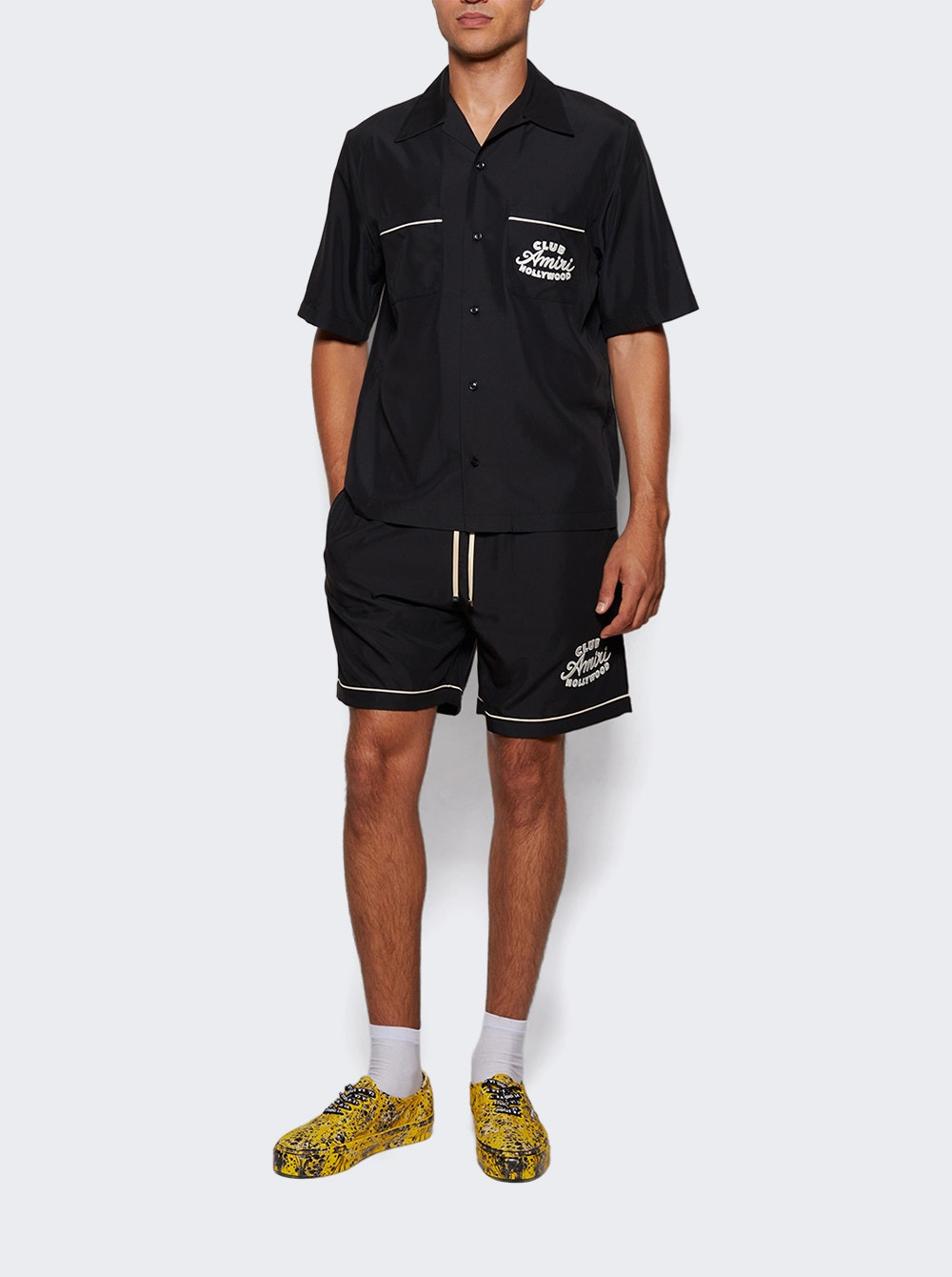 Club Amiri Camp Shirt Black - 5