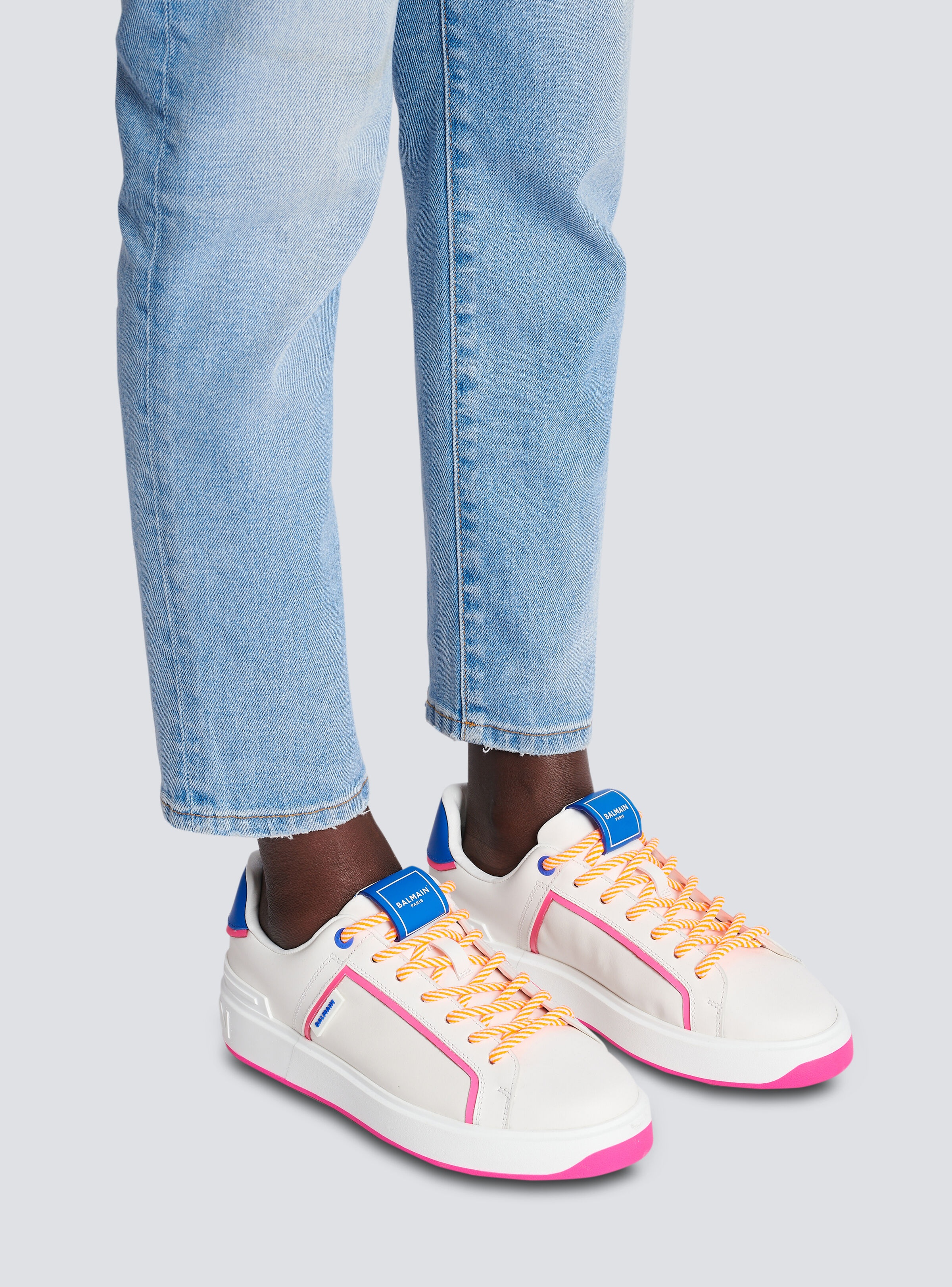 B-Court leather trainers - 8