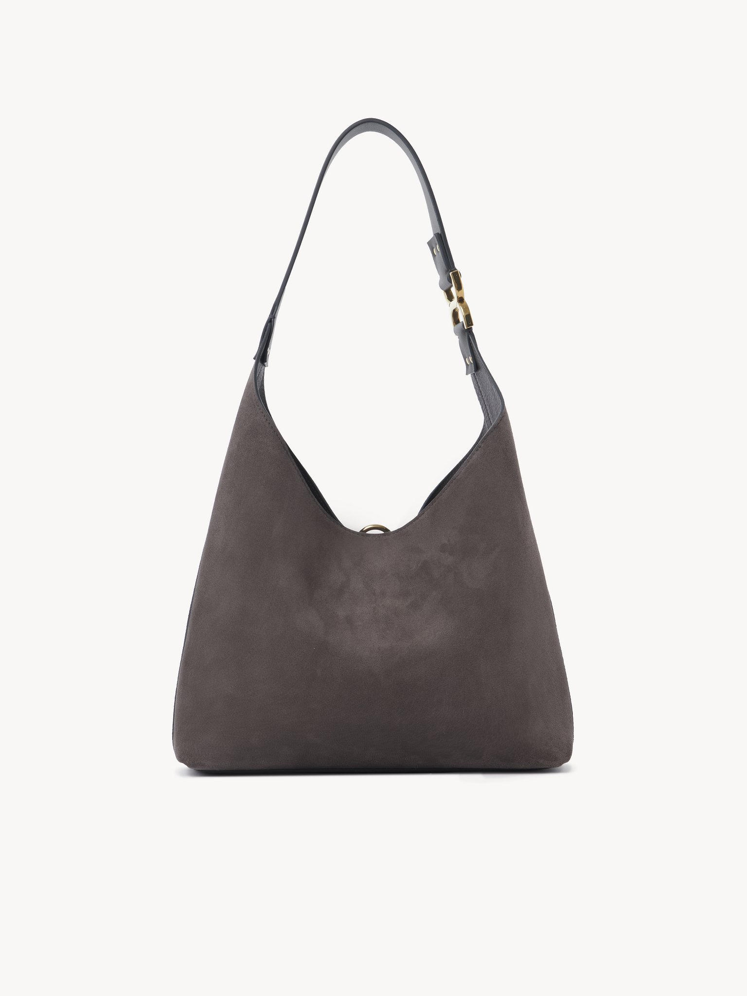 SMALL MARCIE HOBO BAG IN SUEDE LEATHER - 5