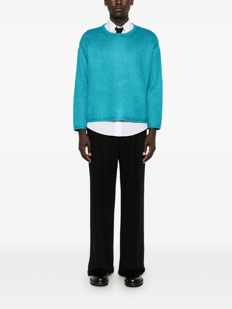 Valentino high-shine finish sweater outlook