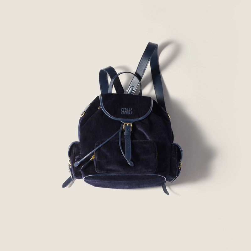 Corduroy backpack 1