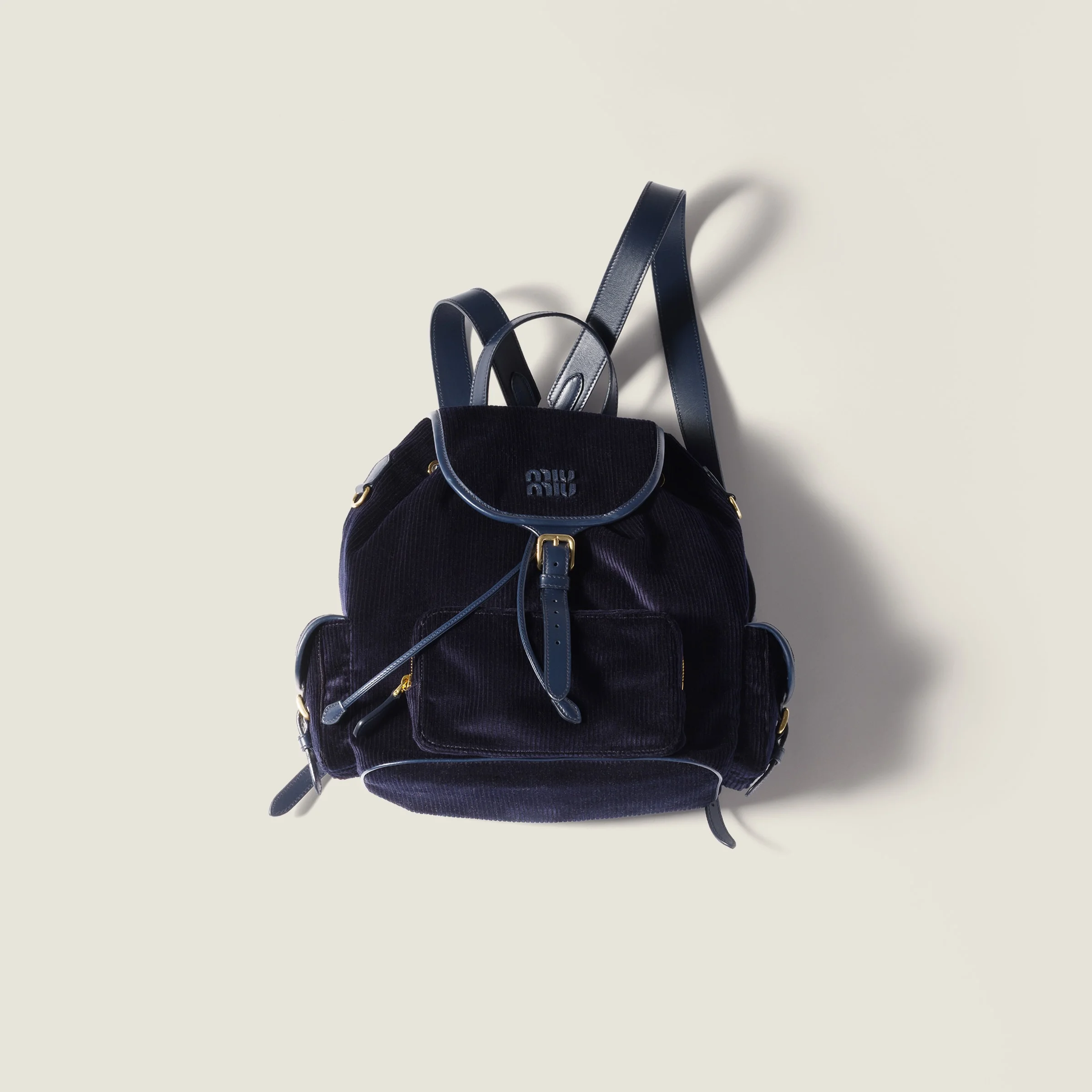 Corduroy backpack - 1