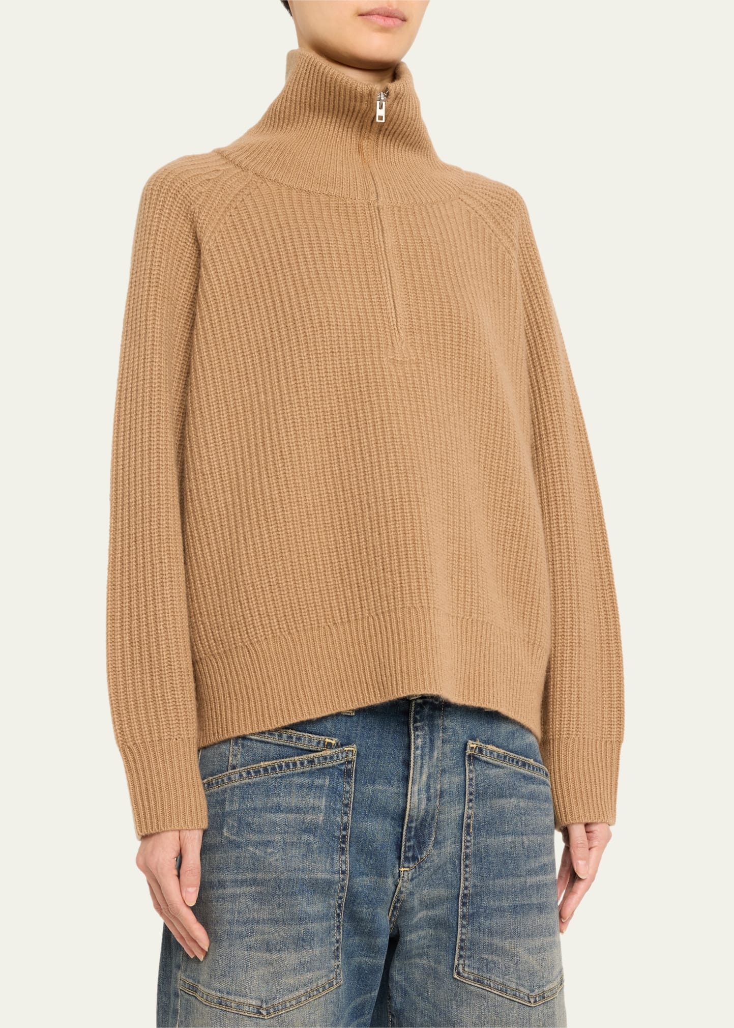 Garza High-Neck Cashmere Sweater - 4