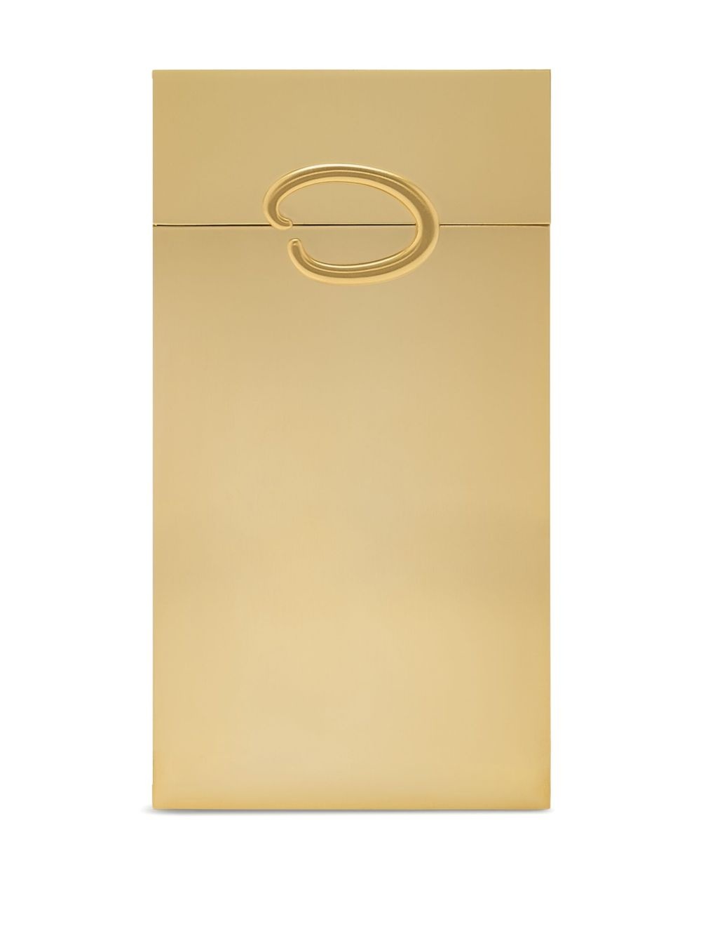 logo-plaque clutch bag - 4