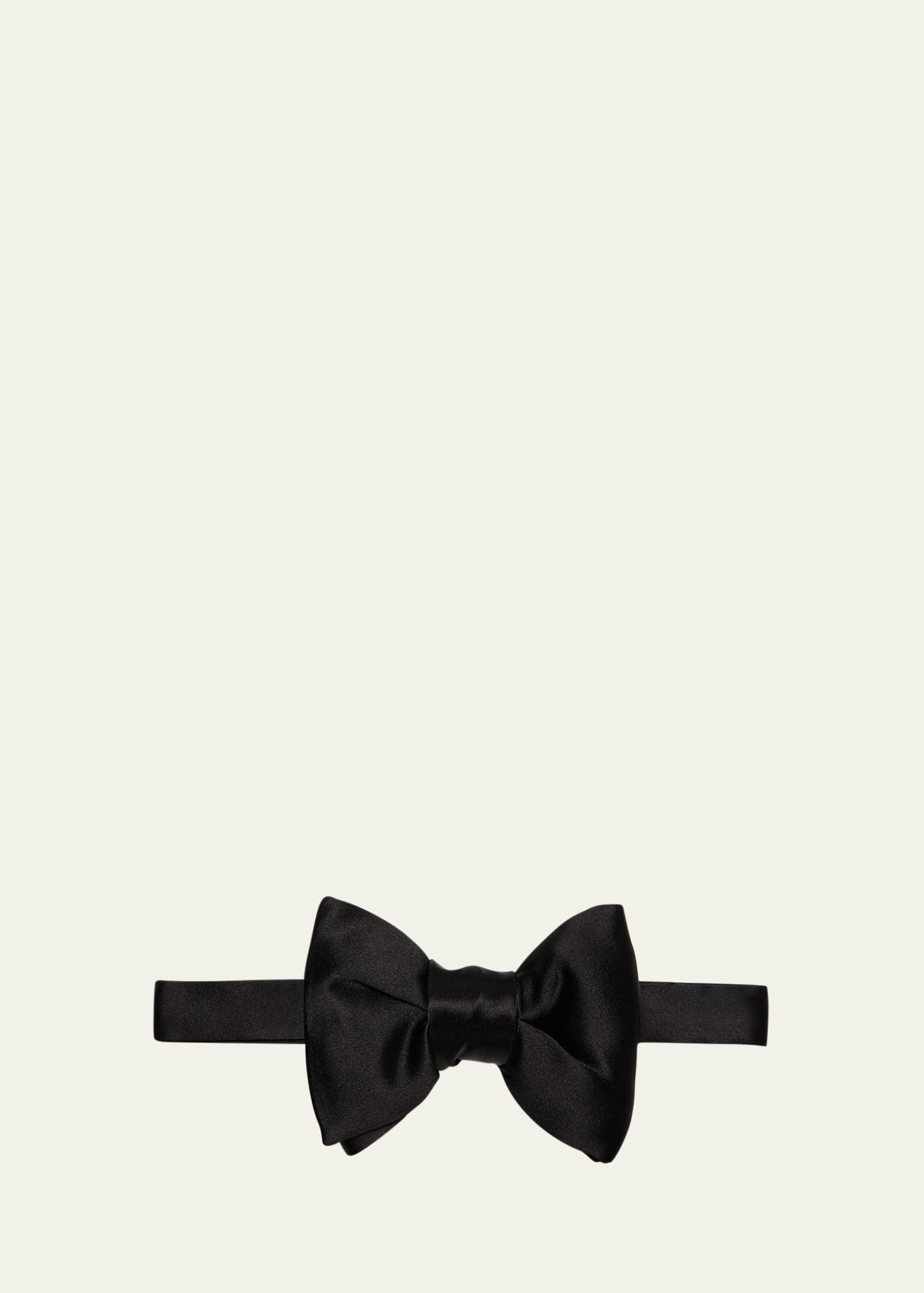 Men's Pre-Tied Silk Bow Tie - 1