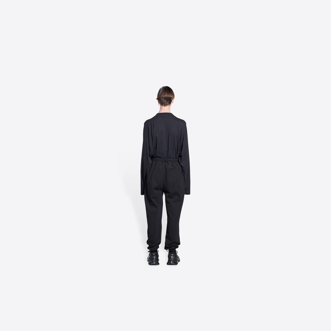 Men's Year Of The Tiger Stretch Knee Pants in Black - 3