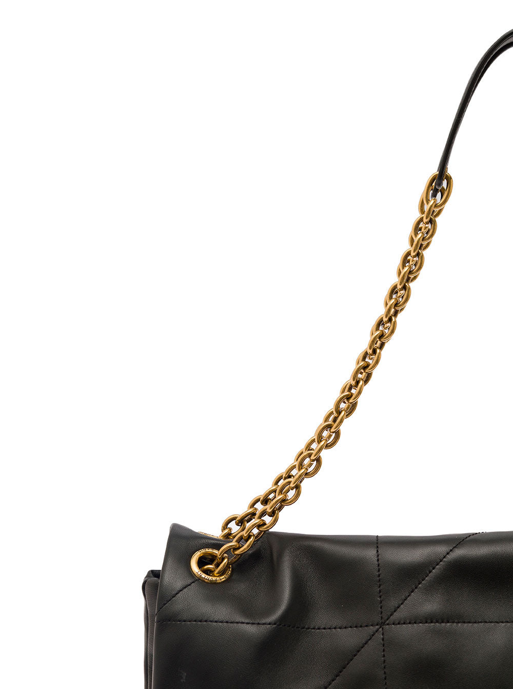 Saint Laurent Women 'Jamie 4.3' Maxi Black Shoulder Bag With Cassandre Detail In Quilted Leather Wom - 3
