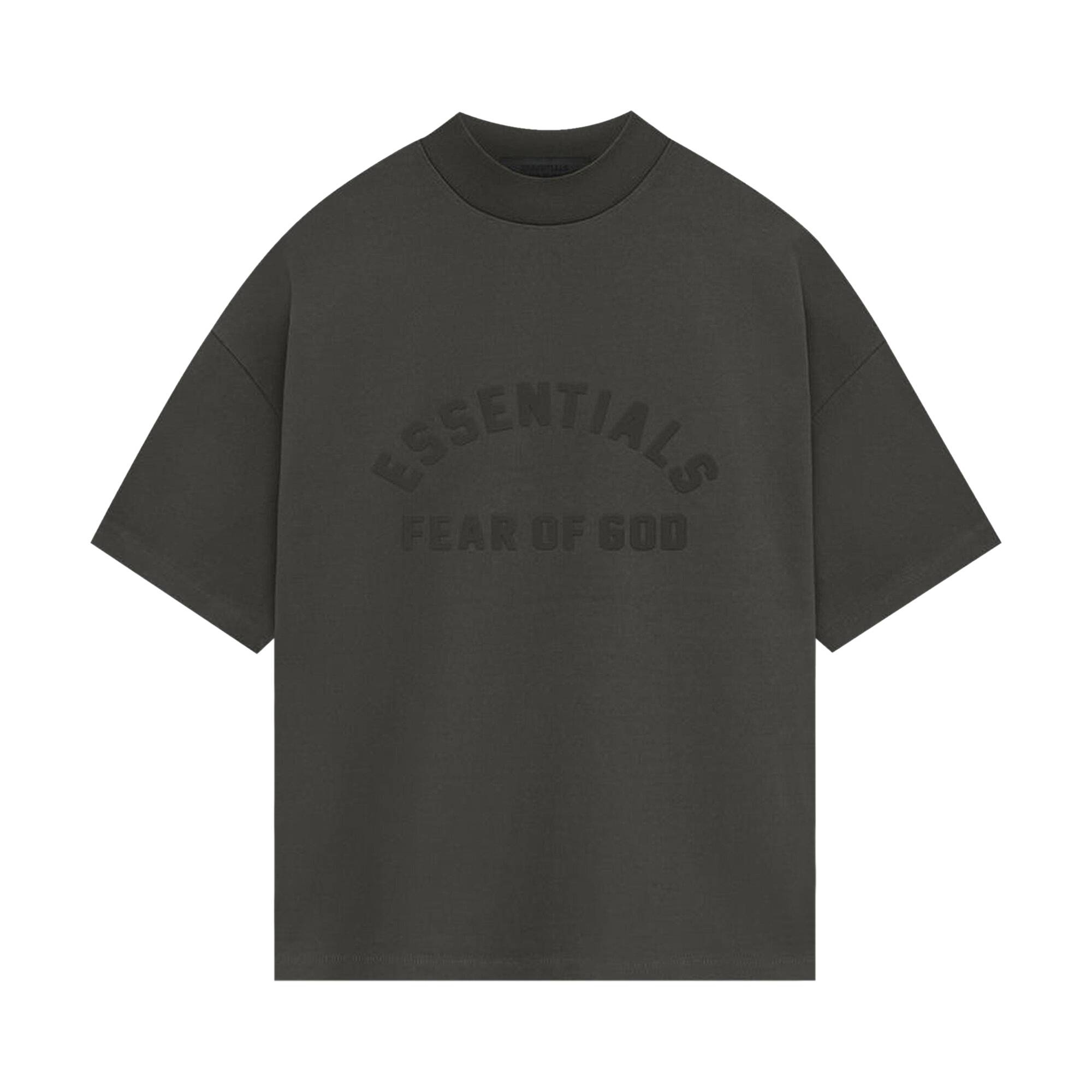 Fear of God Essentials Heavy Jersey Short-Sleeve Tee 'Ink' - 1