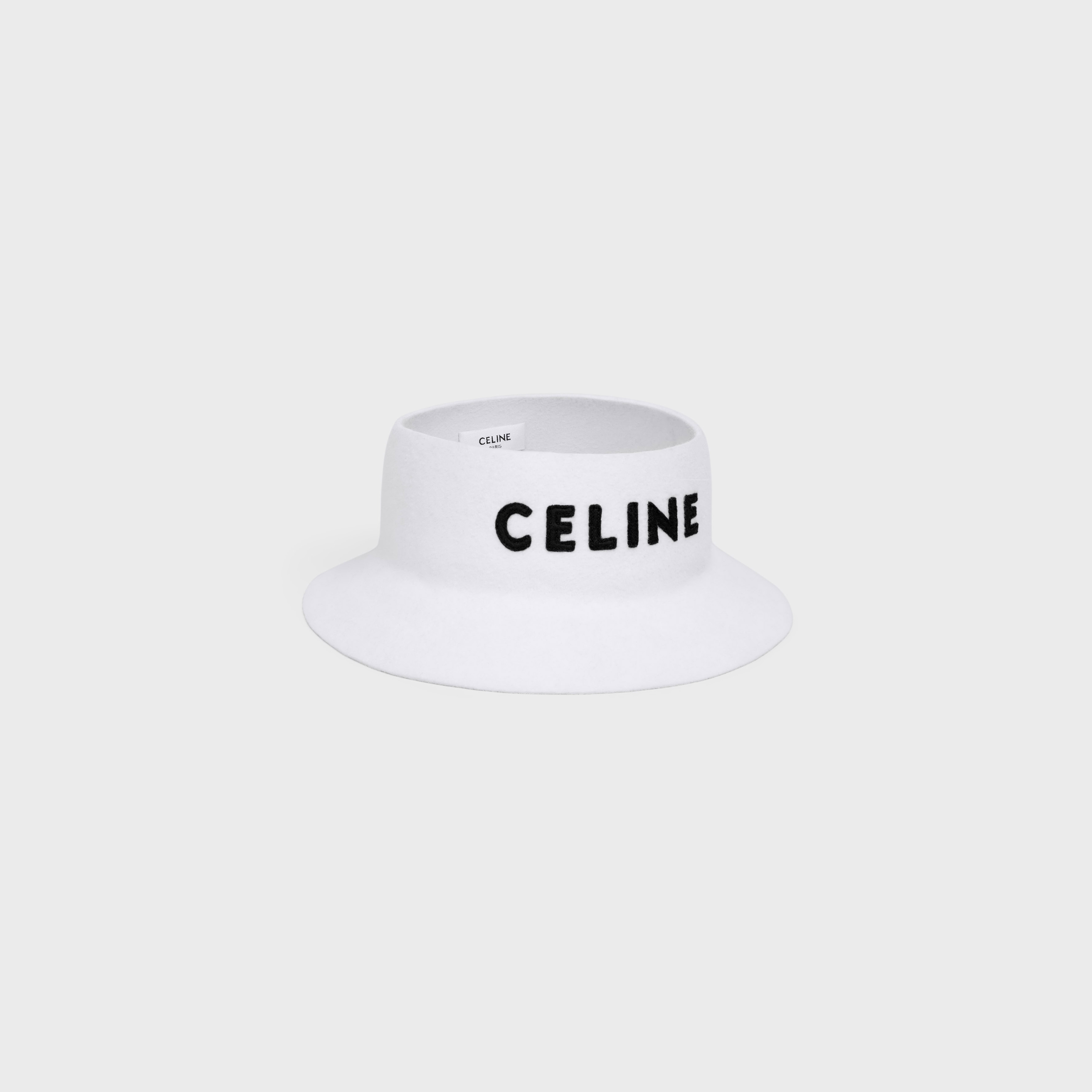 CELINE｜PEDORAS (CLOCHE HAT IN FELT (2AUV3749Q 010W)) CELINE｜PEDORAS (CLOCHE HAT IN FELT (2AUV3749Q 010W)) Cloche