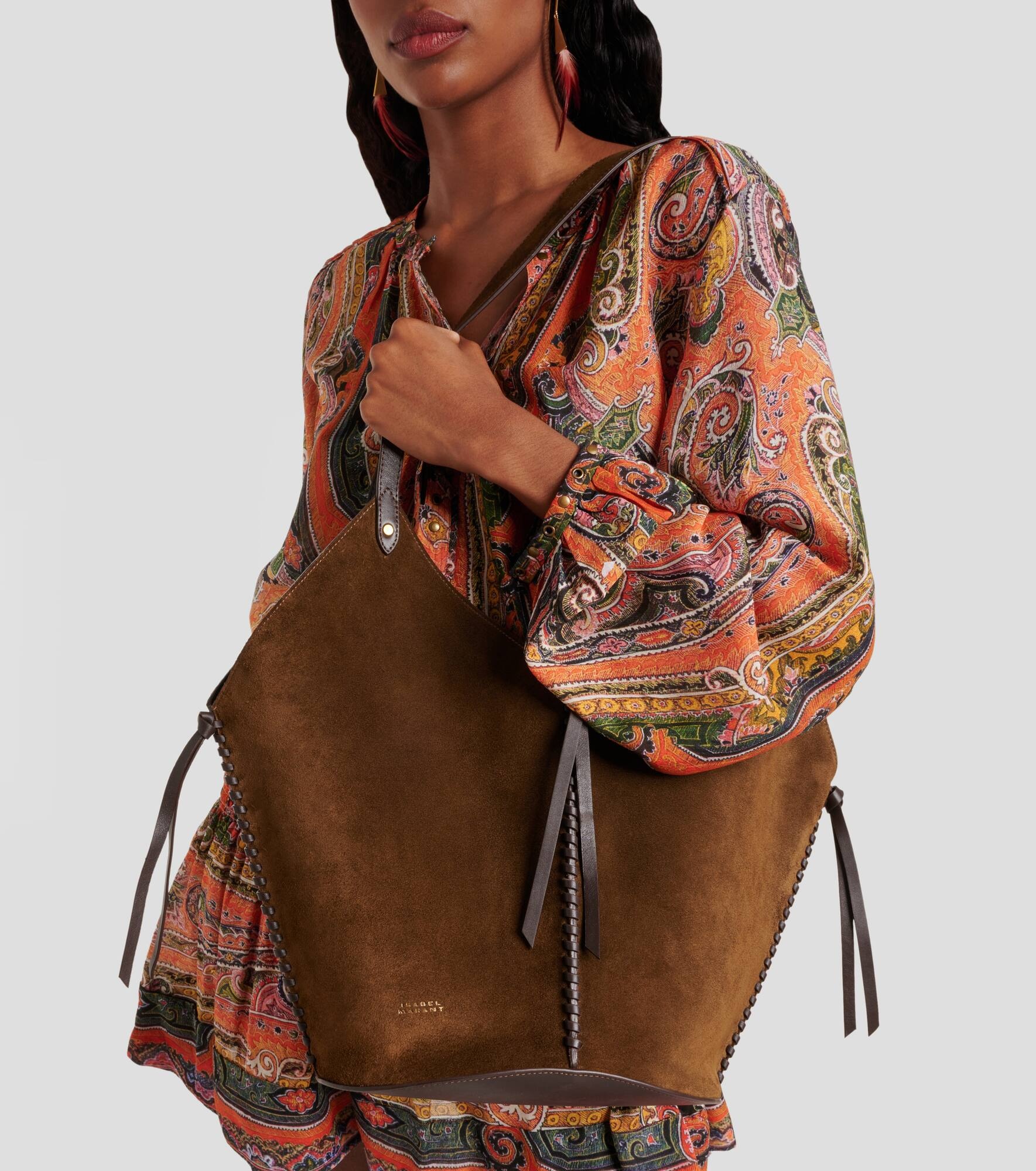 Tampa Medium suede shoulder bag - 2