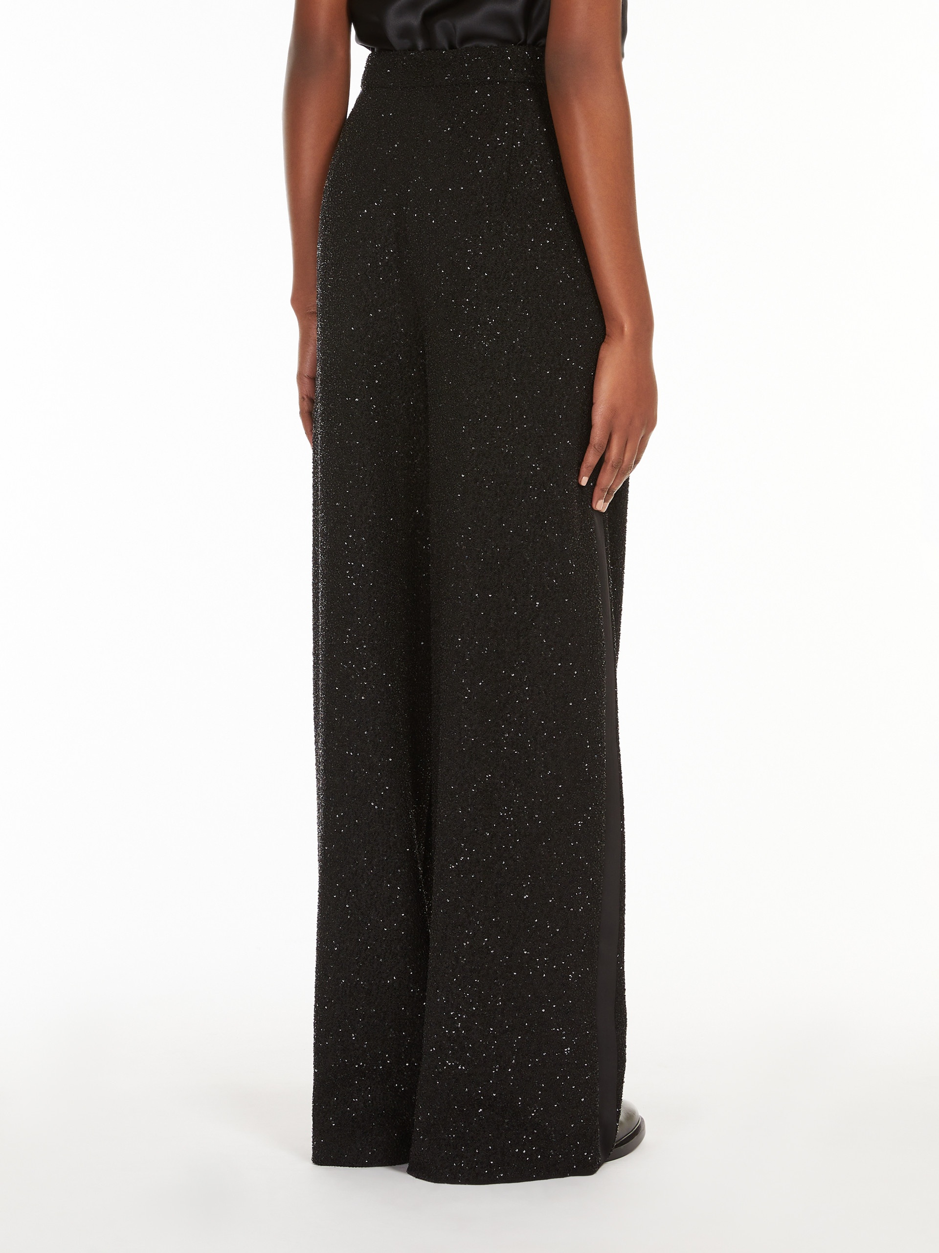 NAVIGLI Wool-blend trousers with sequins - 4