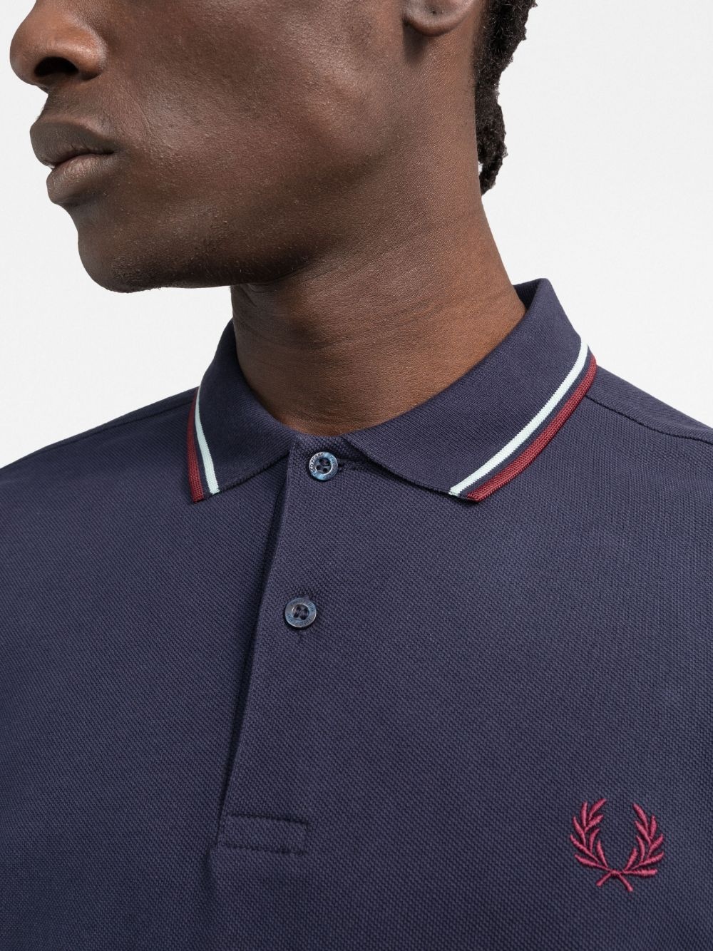 logo-embroidered polo shirt - 5