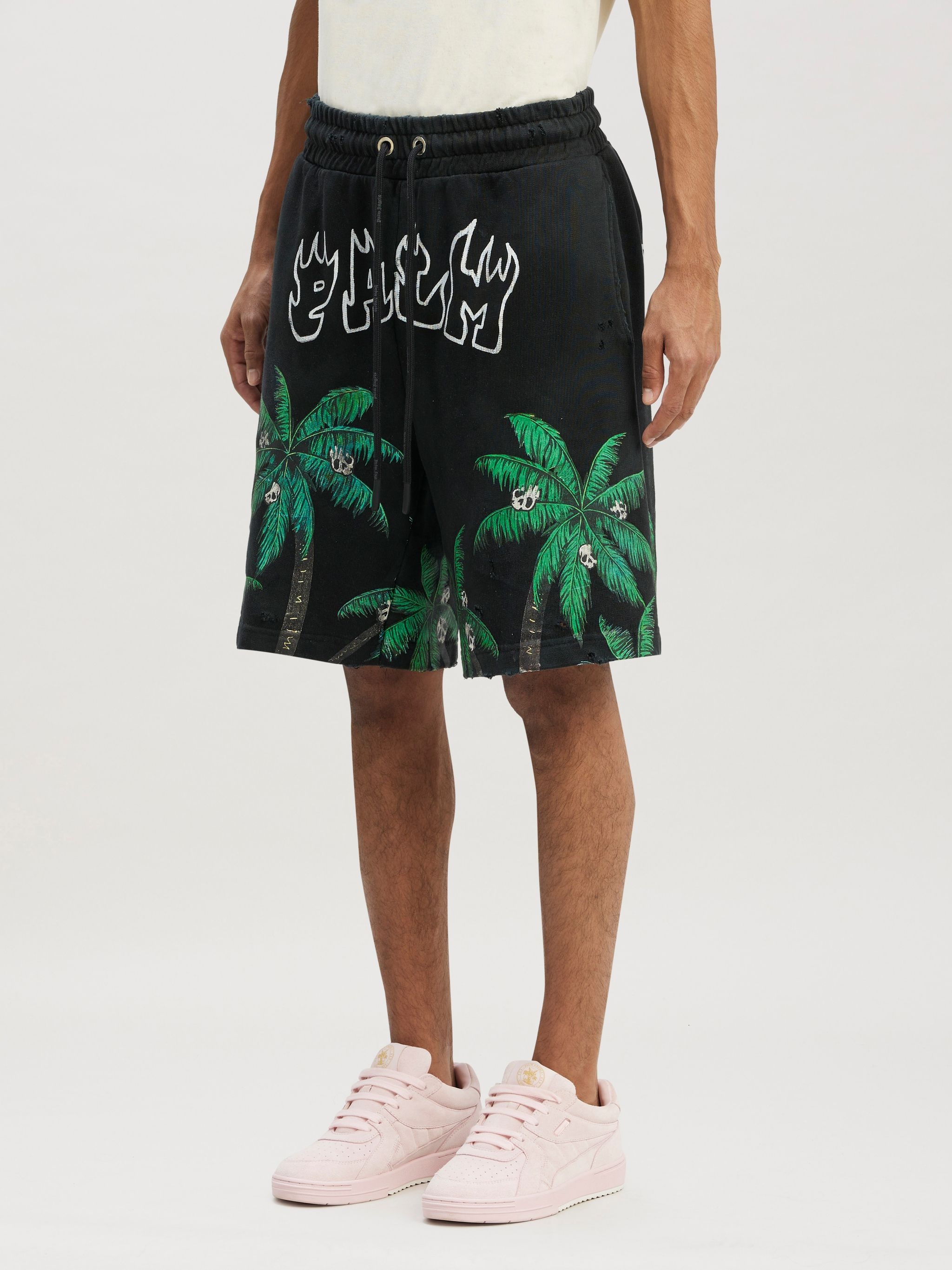 Palms&skull Vint Sweatshorts - 4