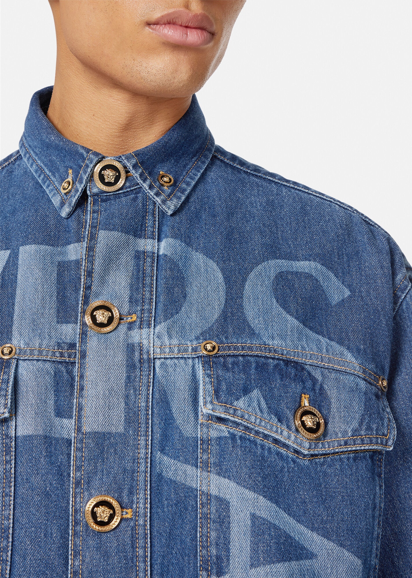 Logo Denim Jacket - 5