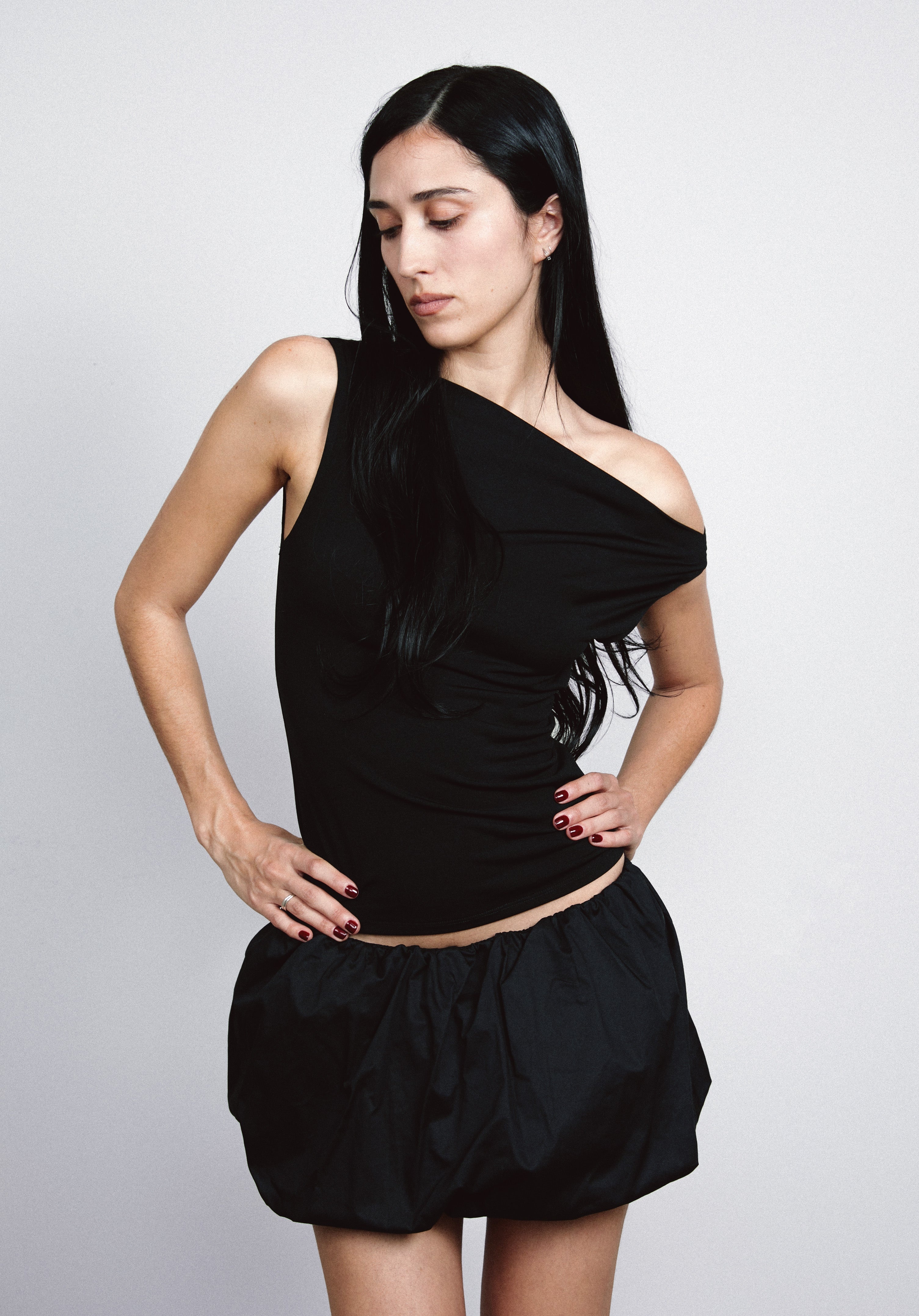 GRACE SKIRT - BLACK - 4