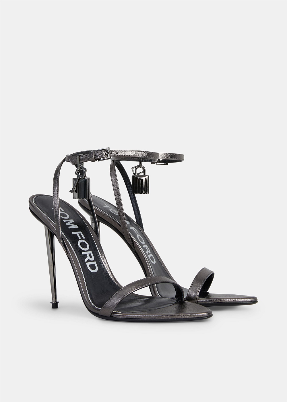 Gunmetal Padlock Sandal - 2