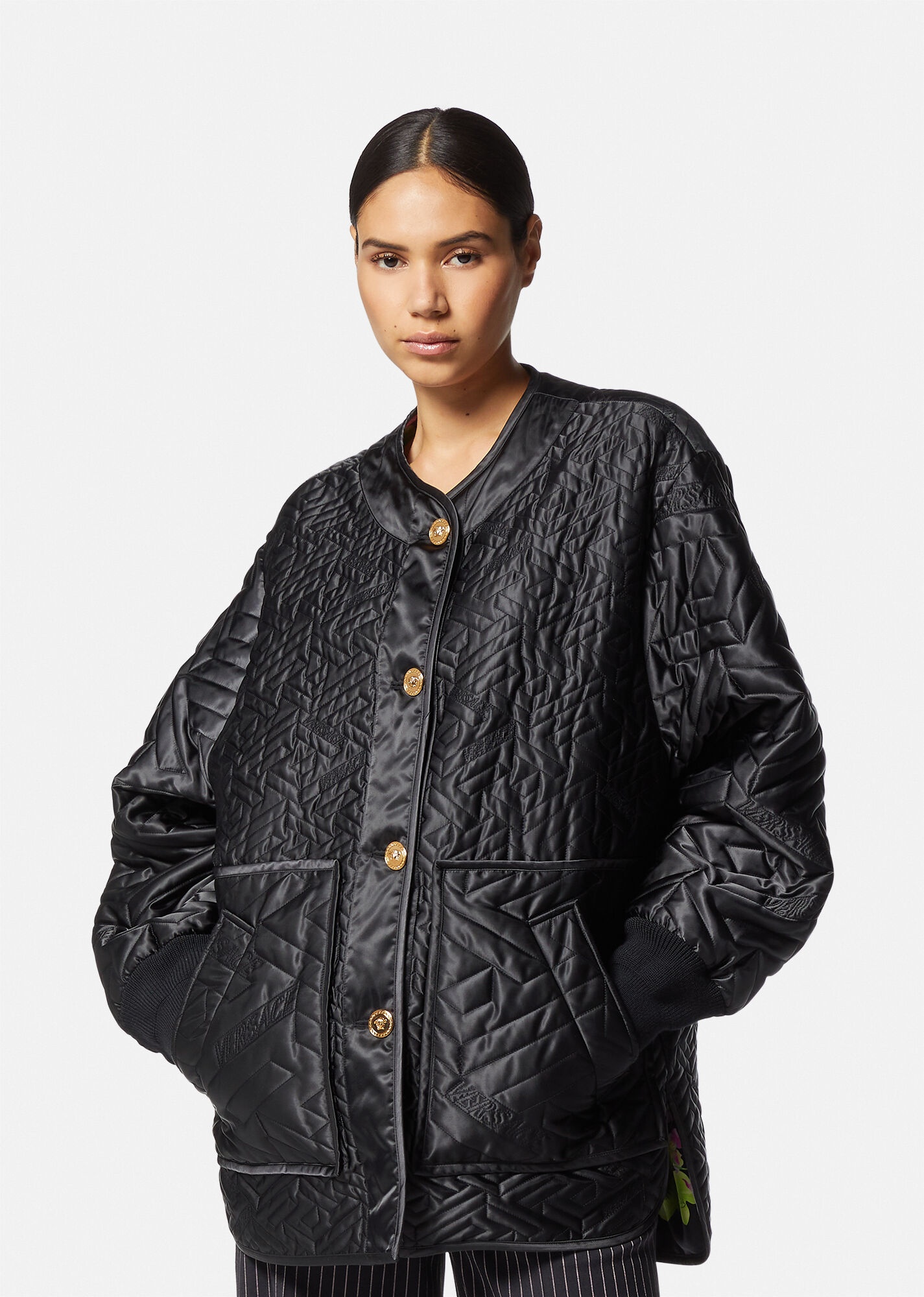 Reversible Medusa Orchid Jacket - 3