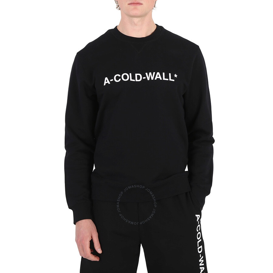 A Cold Wall Men's Black Essential Logo Crew Sweater - 3