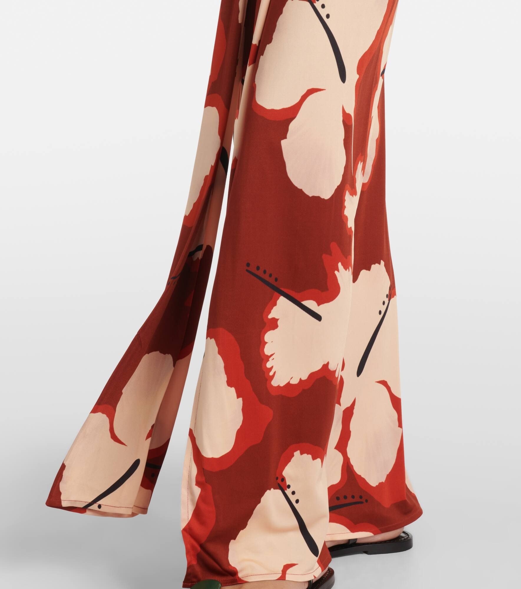 Floral jersey maxi dress - 6