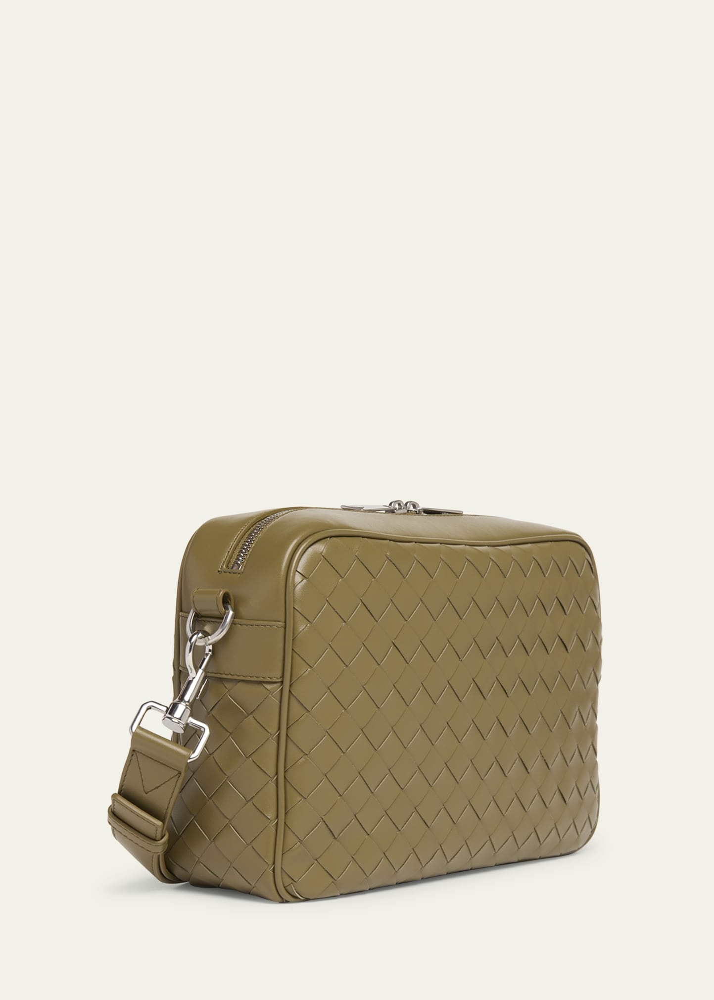 Men's Intrecciato Medium Crossbody Bag - 3