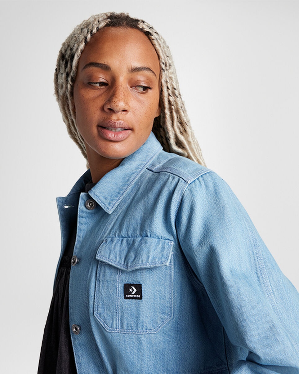 Denim Work Coat - 4