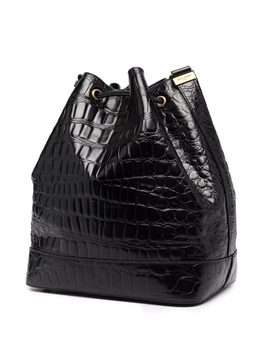 embossed-crocodile effect shoulder bag - 3