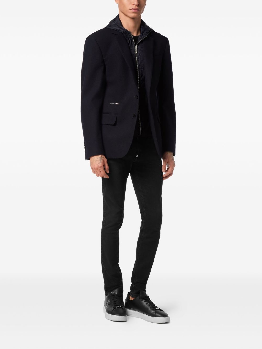 hooded blazer - 2