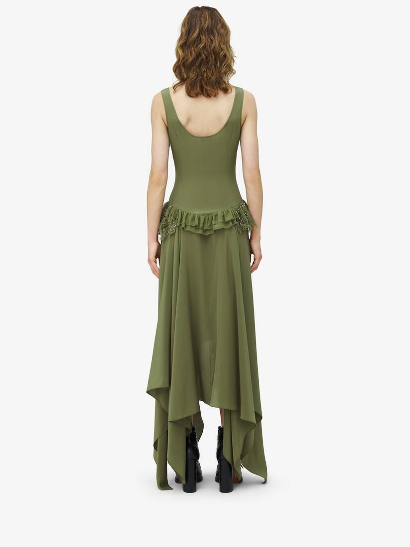 Draped Evening Dress - 4